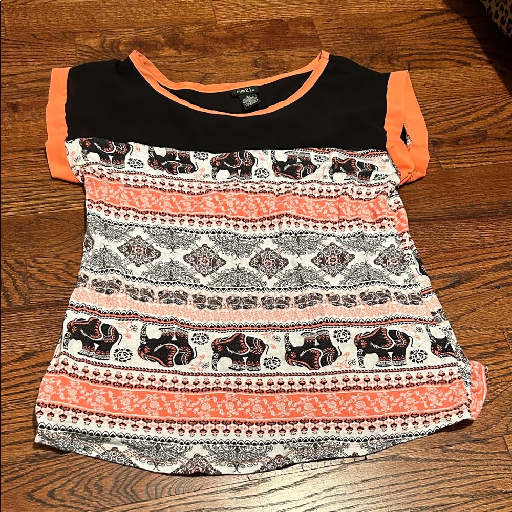 Tribal Print Top